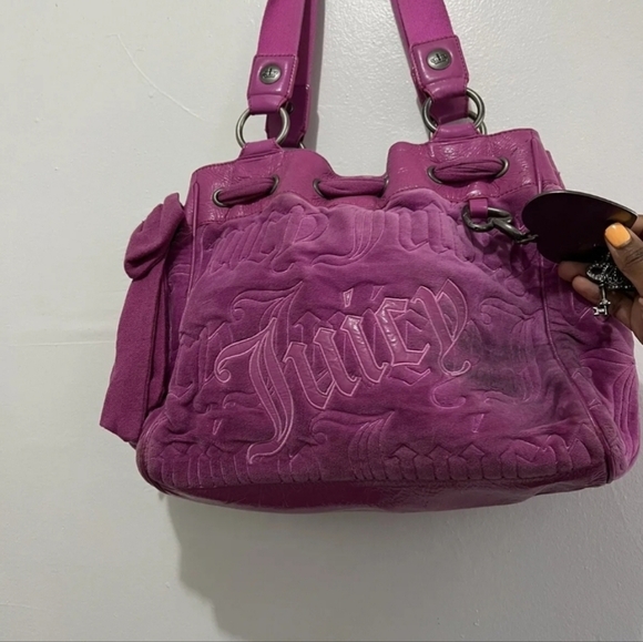 juicy couture Terry daydreamer bag Hot pink Purple - Picture 5 of 8